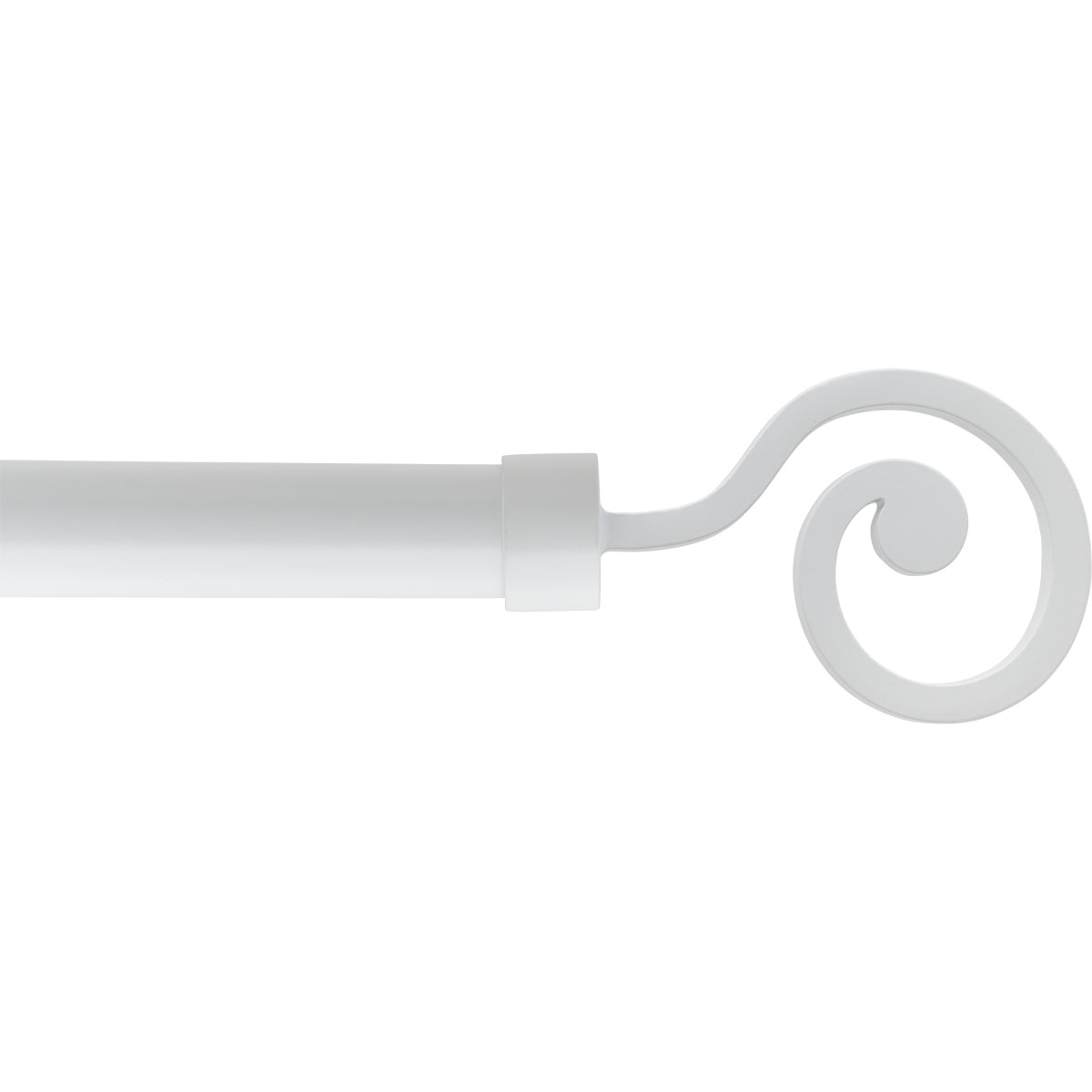 Kit Varão Extensível Dream Branco Mate 120-210cm