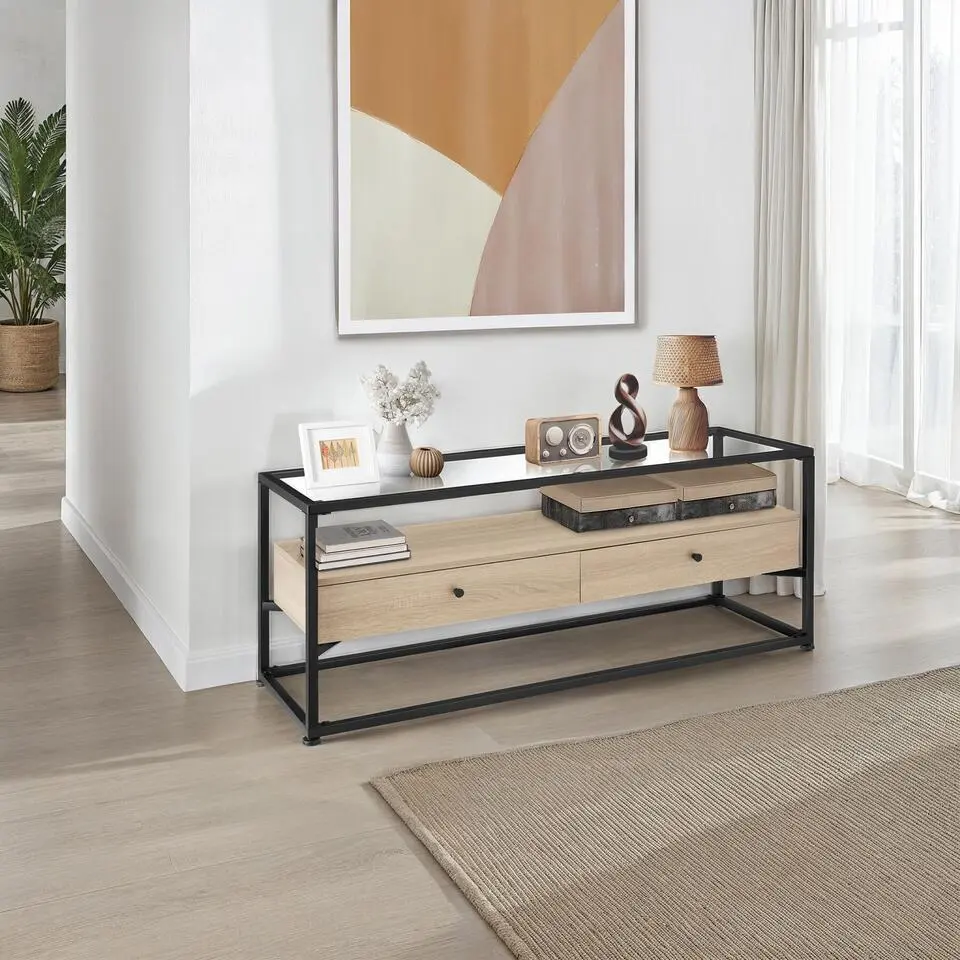 tectake TV-meubel Maidenhead 121,5x41,5x50,5cm