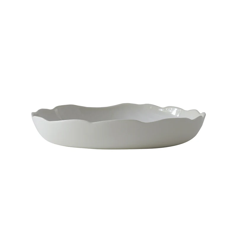 plat rond creux perle
