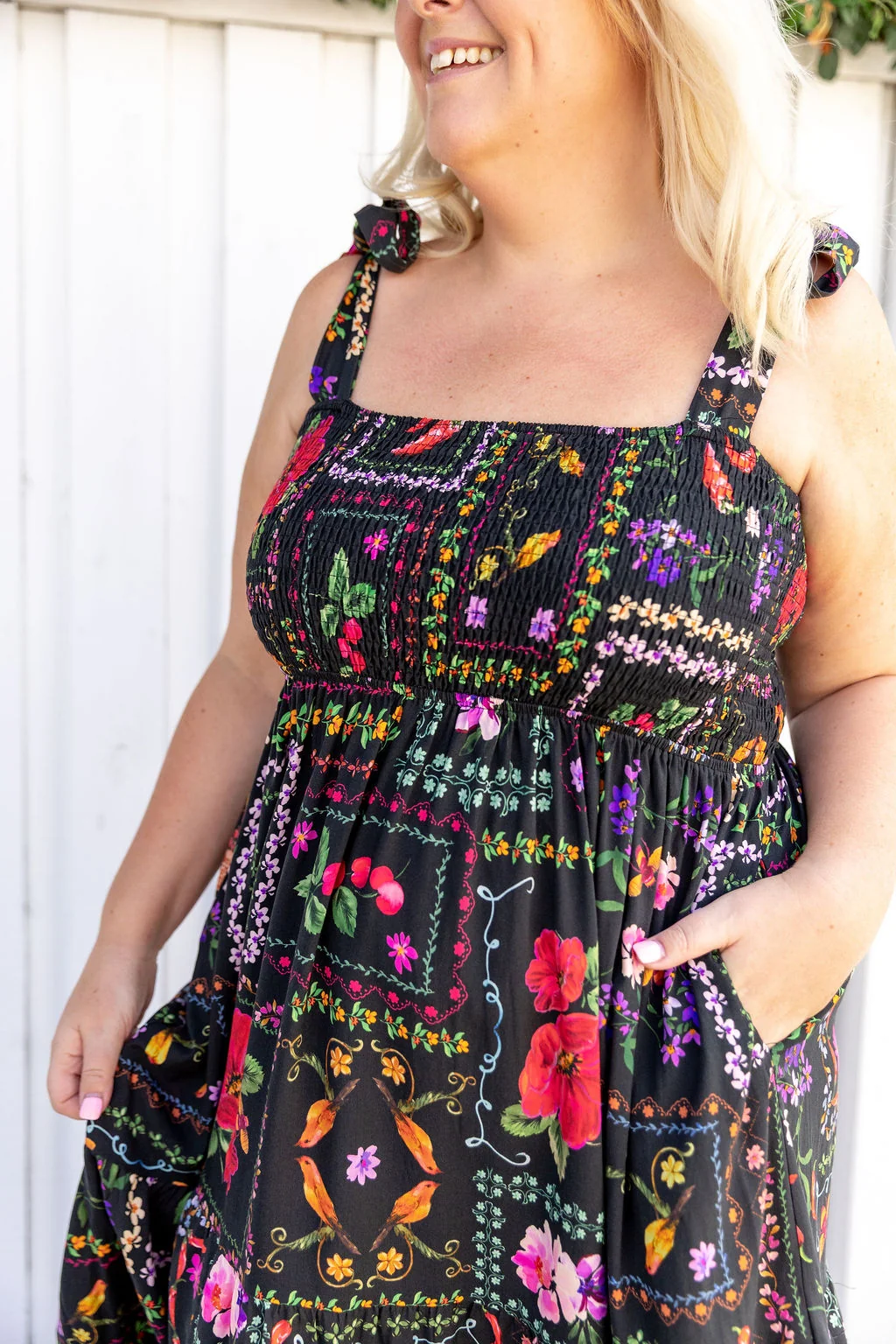 Allegra Maxi Dress in Sweet Bee