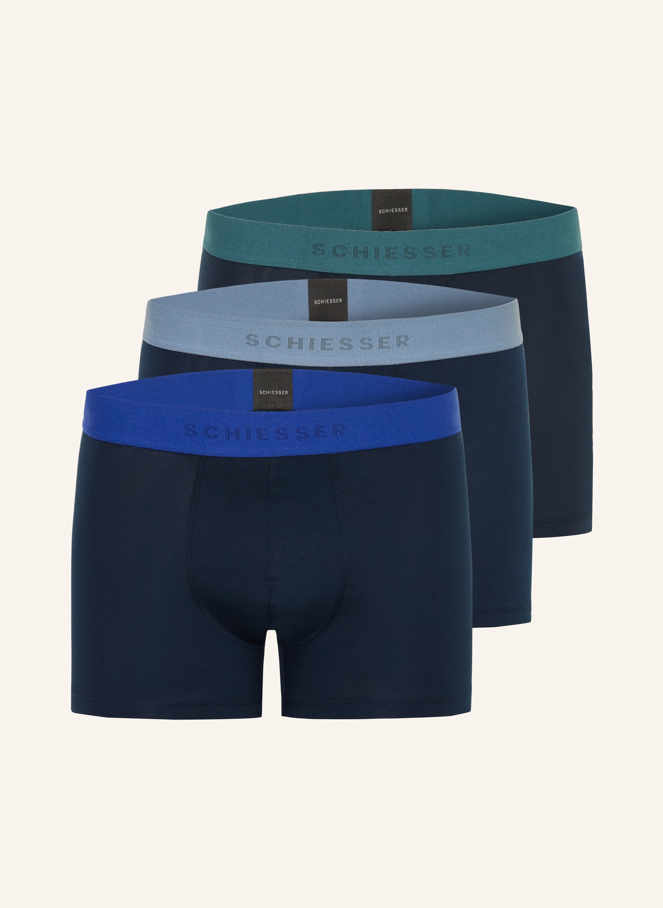 SCHIESSER 3er-Pack Boxershorts 95/5