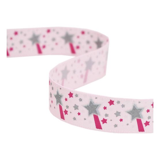 Wand and Stars Ribbon 12mm x 3.5m