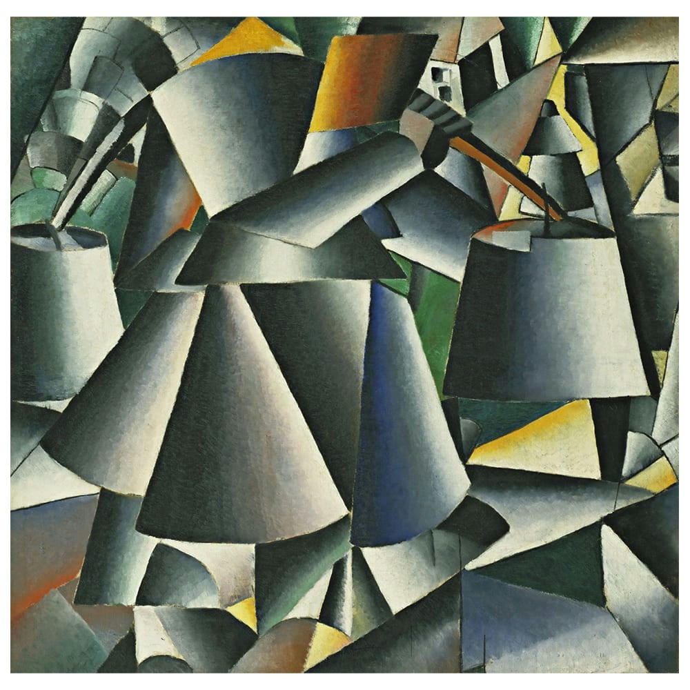 - Tableau femme aux seaux Kazimir Malevich 60x60cm