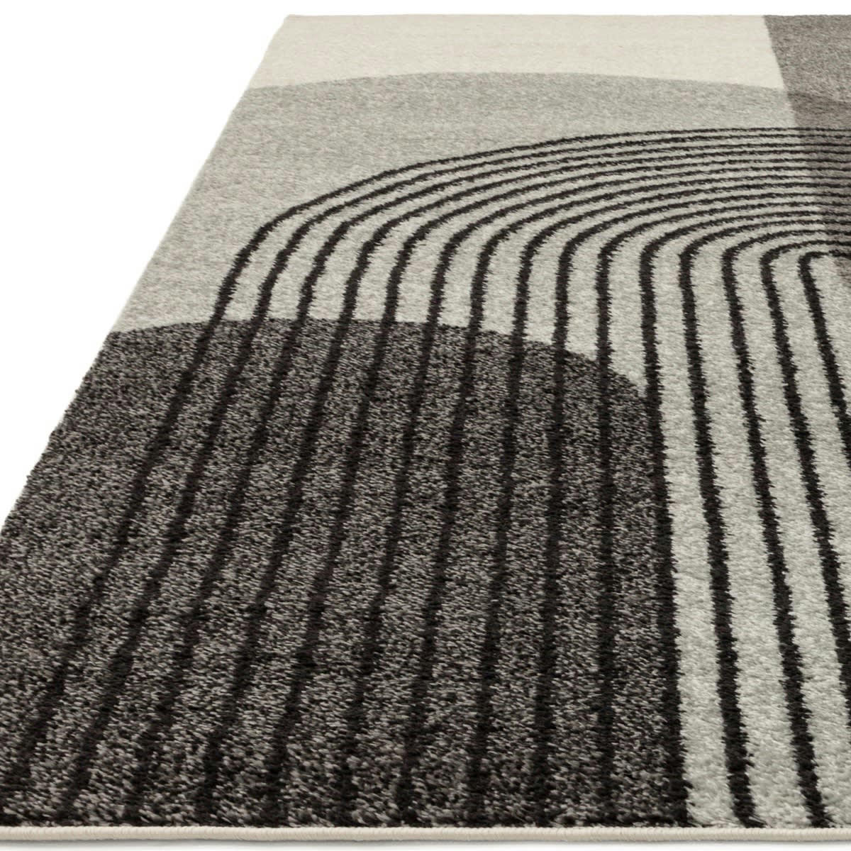 DISCO - Tapis en Polypropylène Gris 120x170 cm