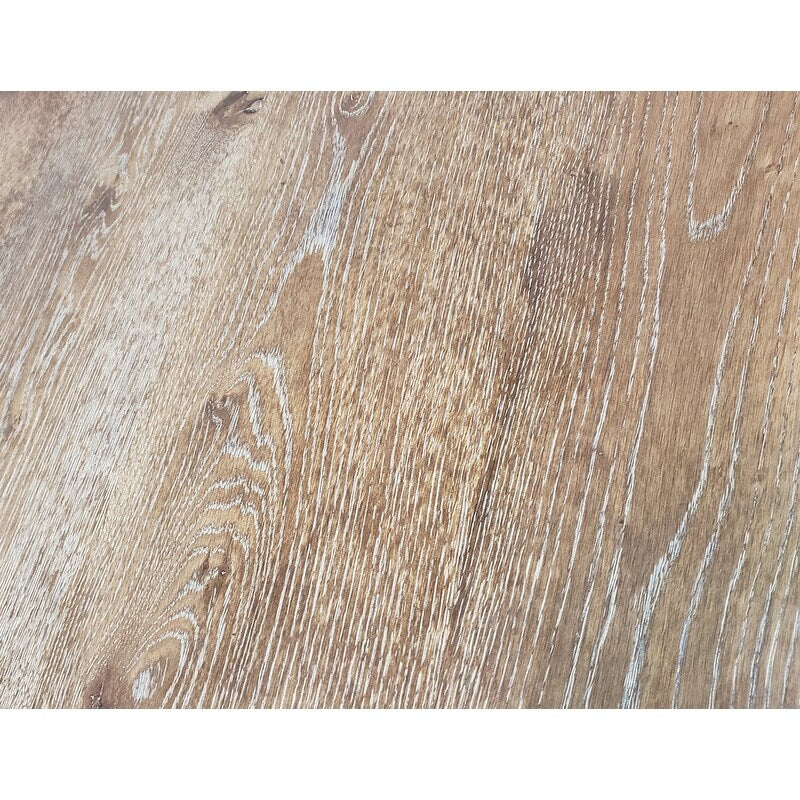 Best Master Furniture 47.5 Inch Round Dining Table with Natural Oak Finish