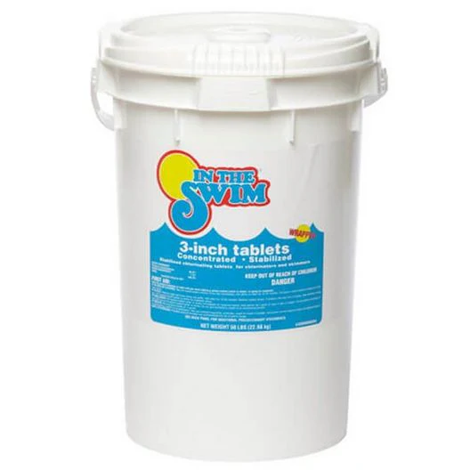 IN THE SWIM �C 3 INCH CHLORINE TABLETS �C 50 LBS