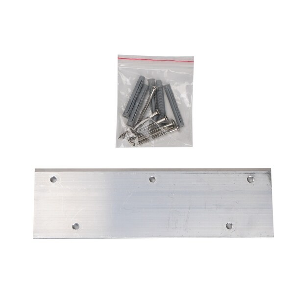 Brushed Nickel 14" Folding Teak Wood Shower Seat Bench