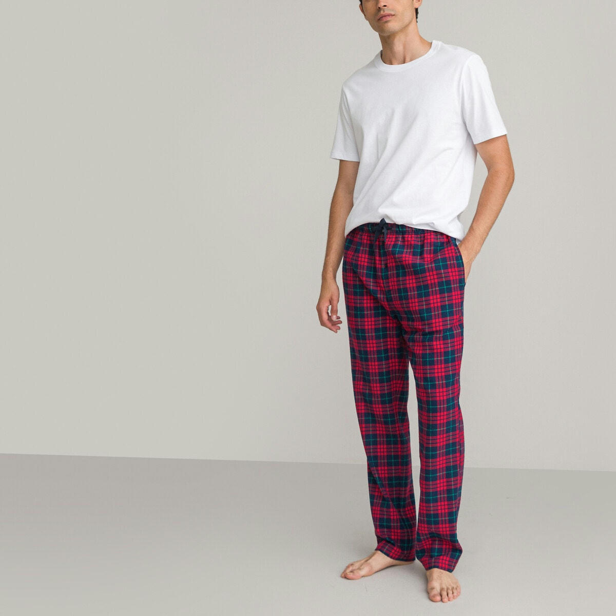 Pantalon de pyjama imprimé carreaux
