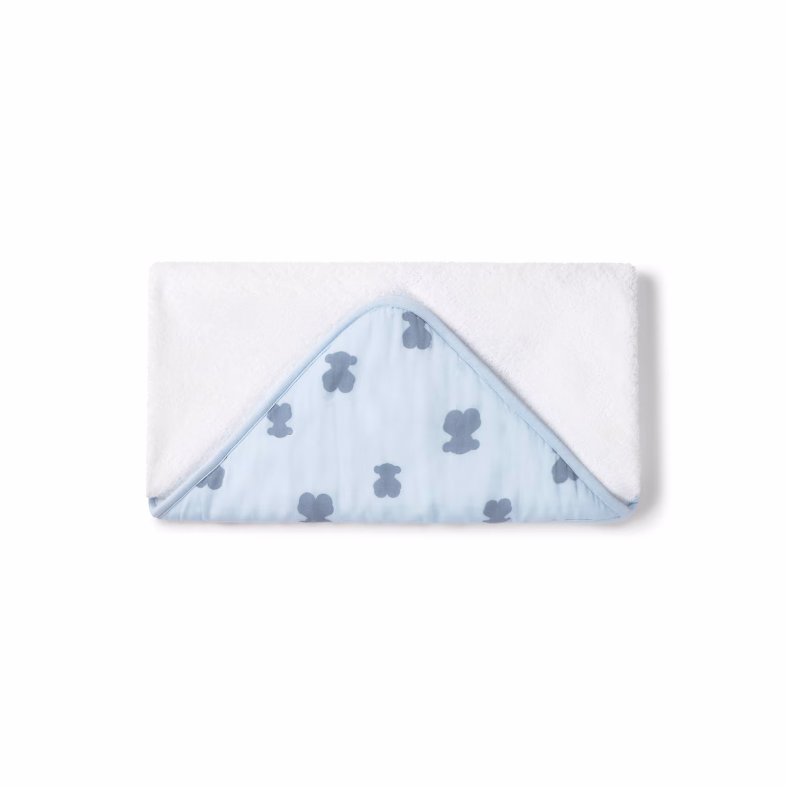 Capa de baño de bebé HFluffly celeste