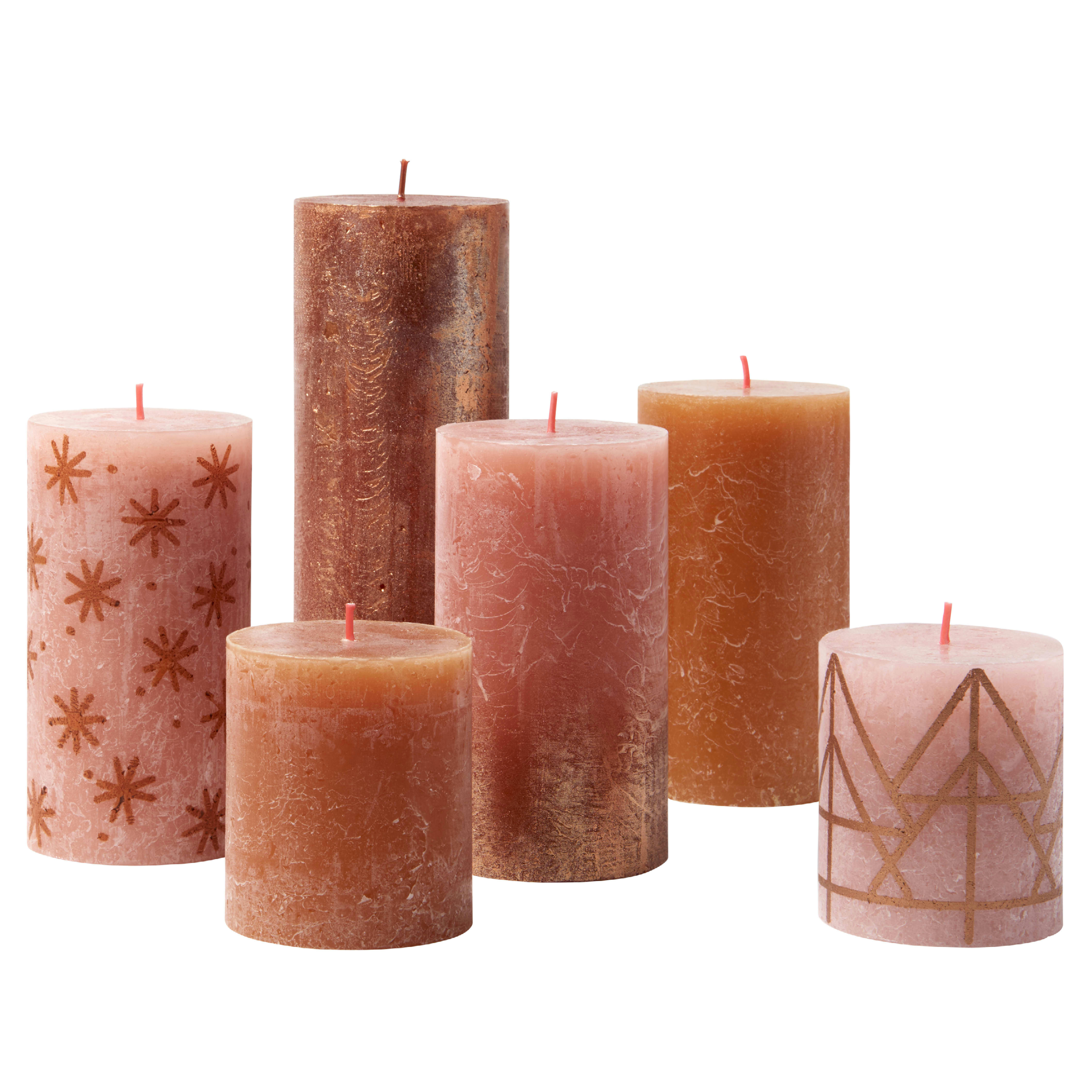 - Lot De 6 Bougies,  Multicolore