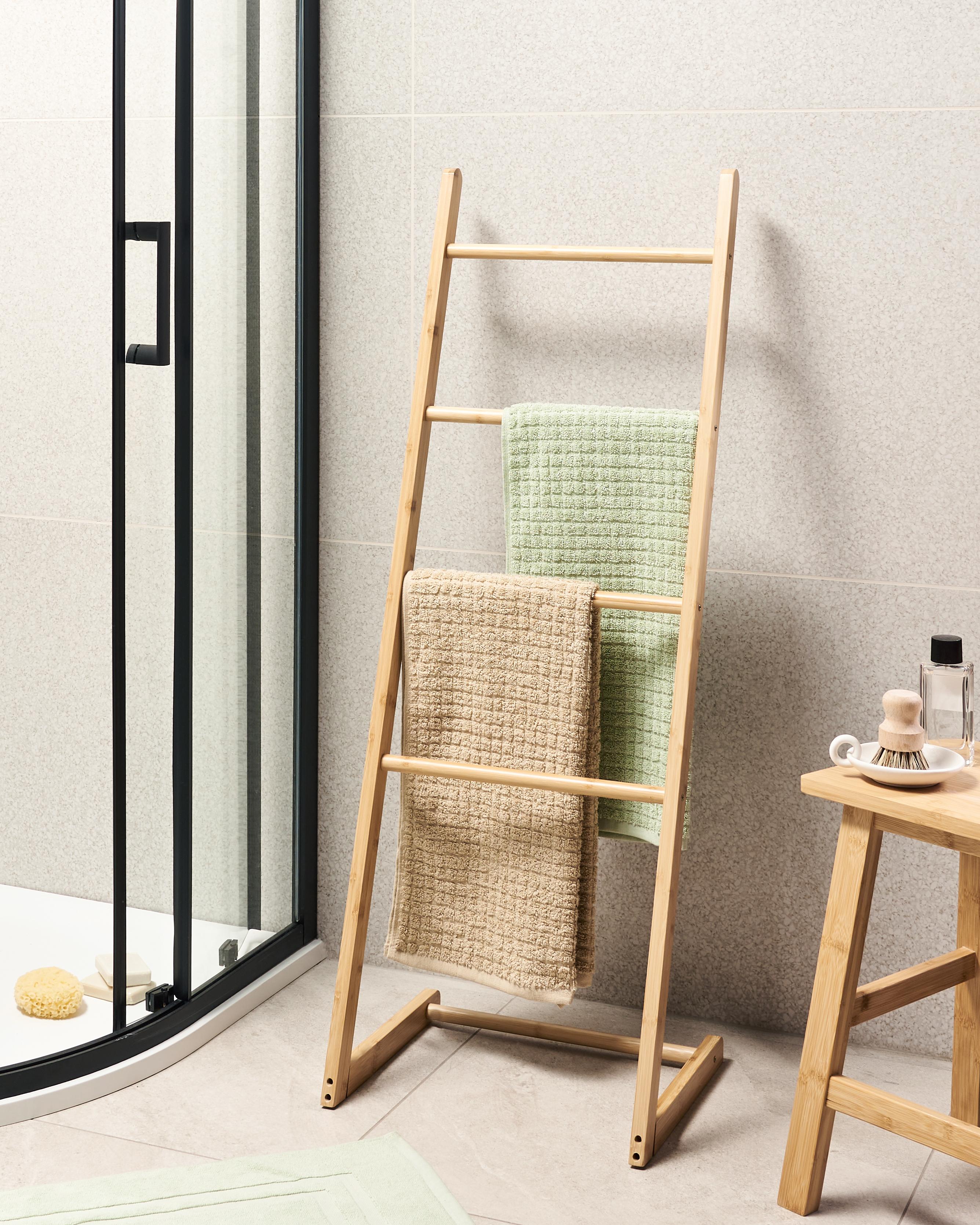 Towel Stand ZAPALLAR Bamboo Light Brown