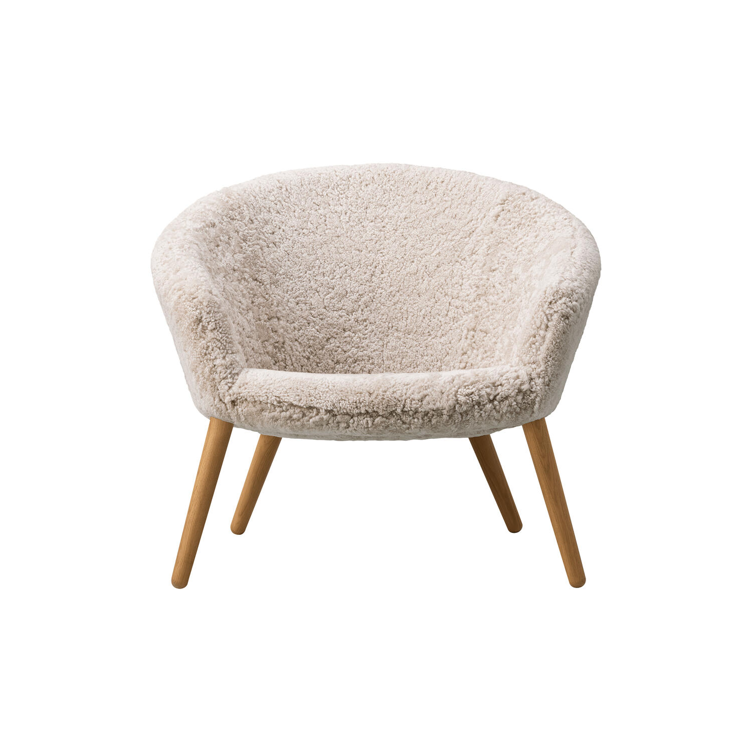 Ditzel loungestol, Moonlight/oiled oak