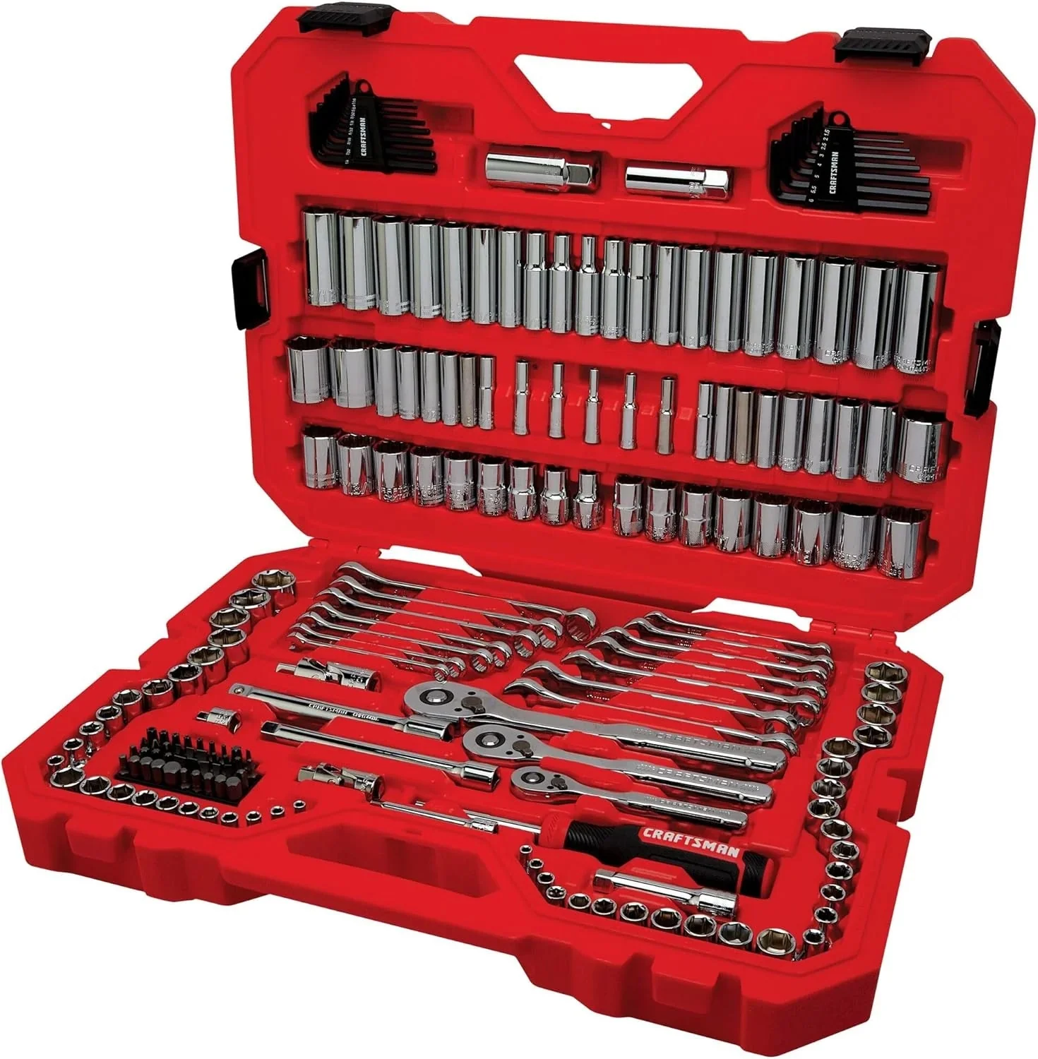 CRAFTSMAN Mechanics Tool Set, 1/4 and 3/8 Inch Drive, 189 Piece (CMMT12134)(New 189 Piece Set)