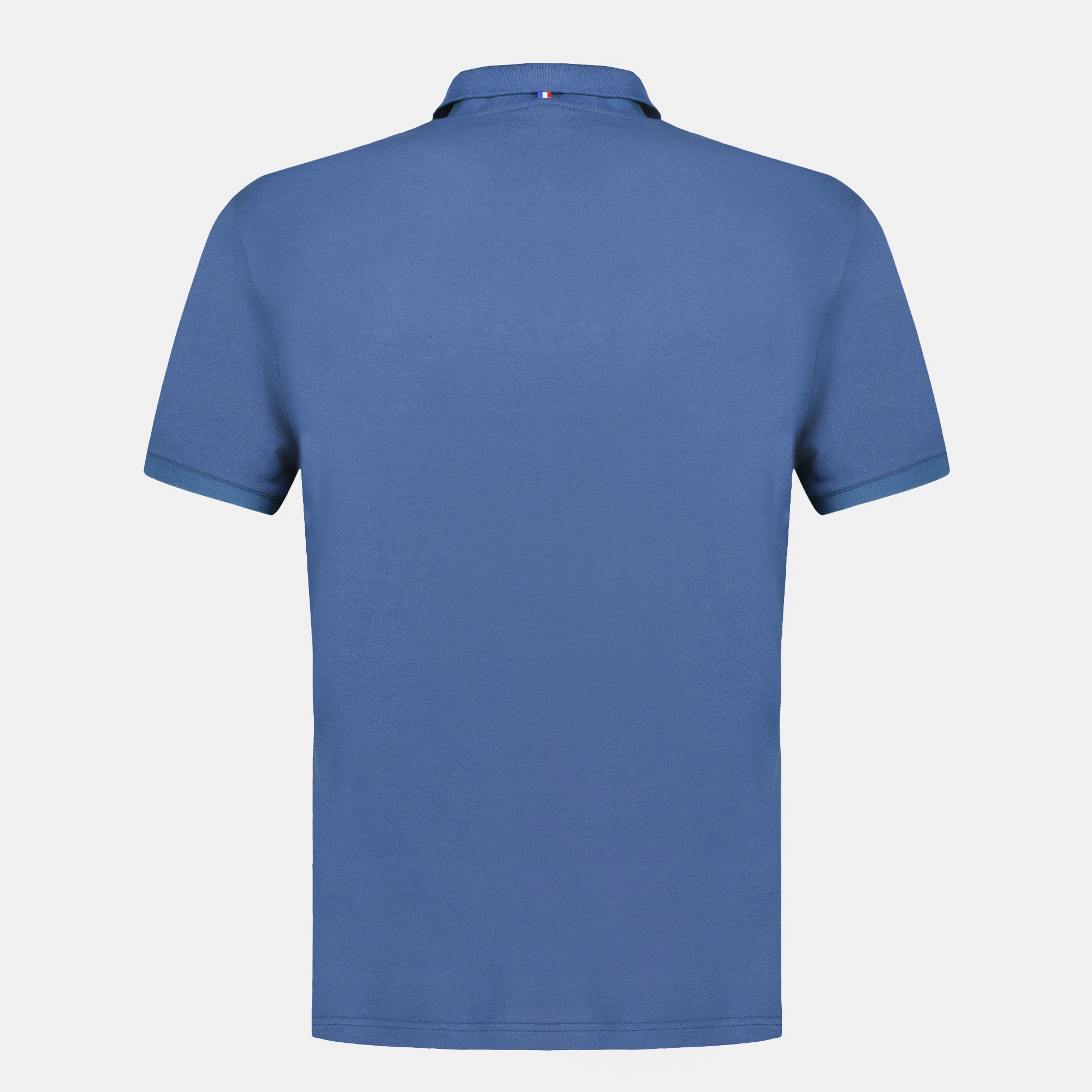 Polo Essentiel effet piqué en jersey de coton avec logo brodé ton sur ton