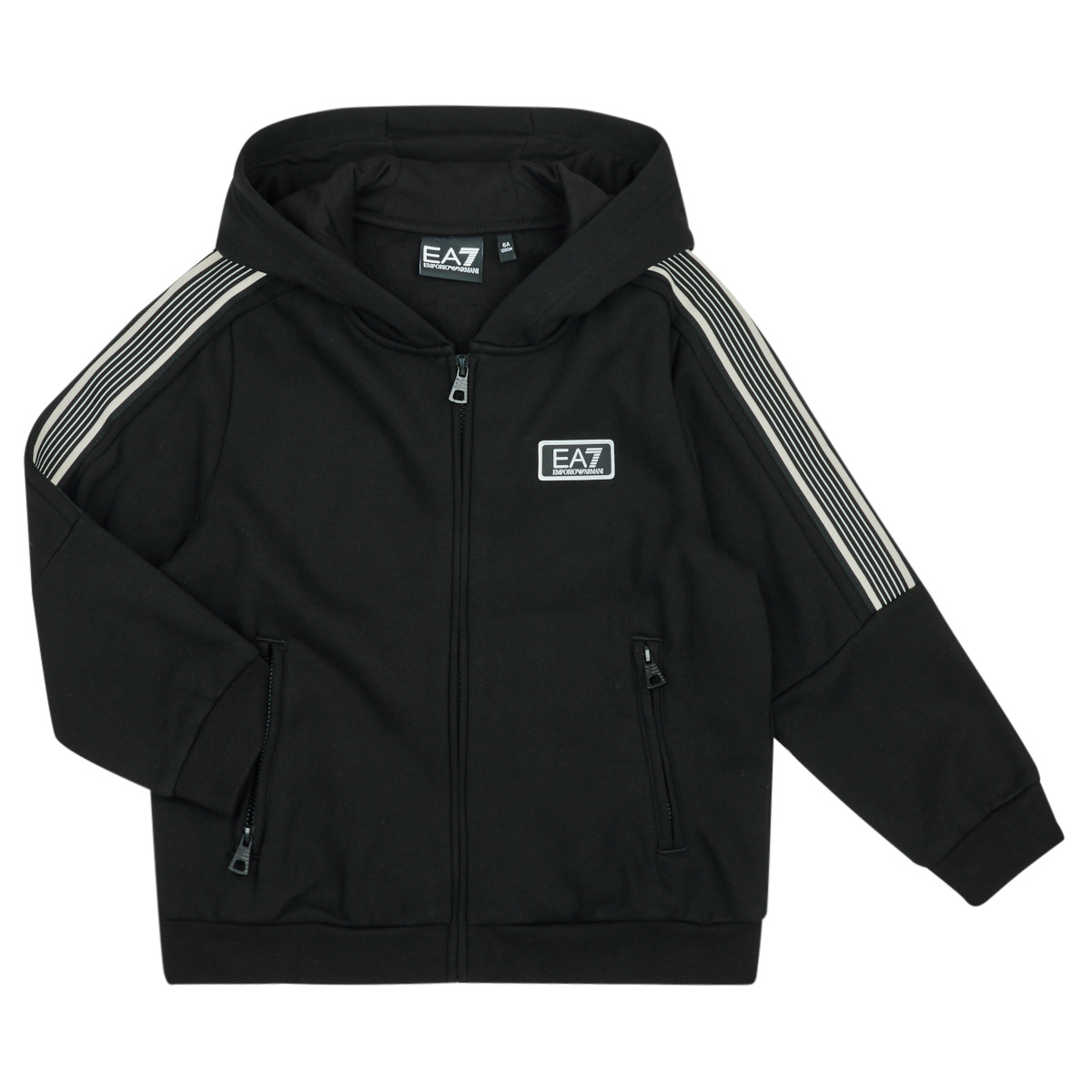 Emporio Armani EA7 - 7 LINES SWEATSHIRT 6DBM61 - Black / White
