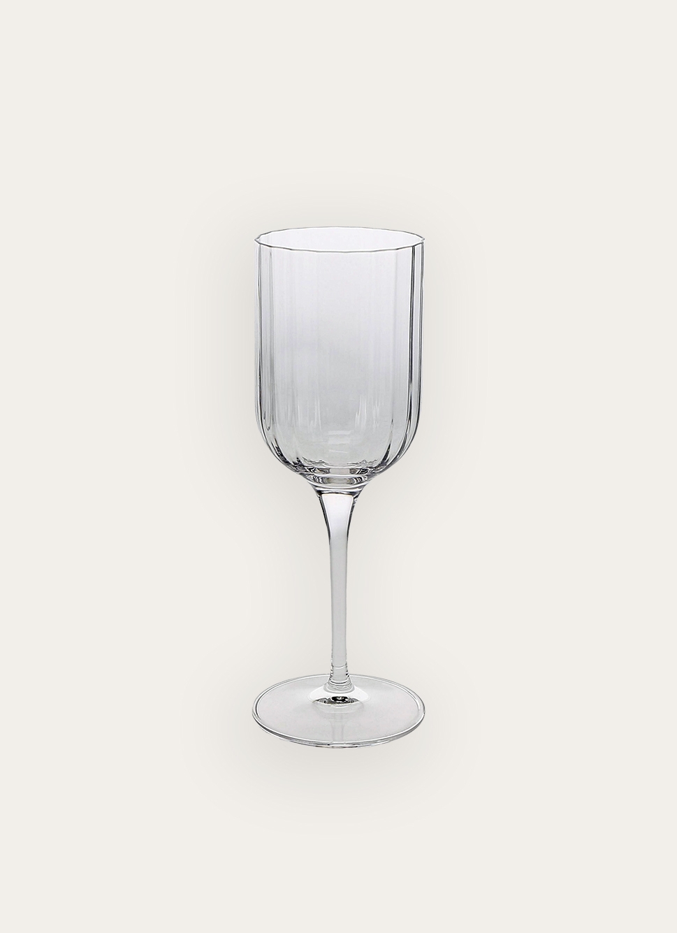 BOITE DE 4 VERRES A PIED CRISTALLIN TRANSPARENT
