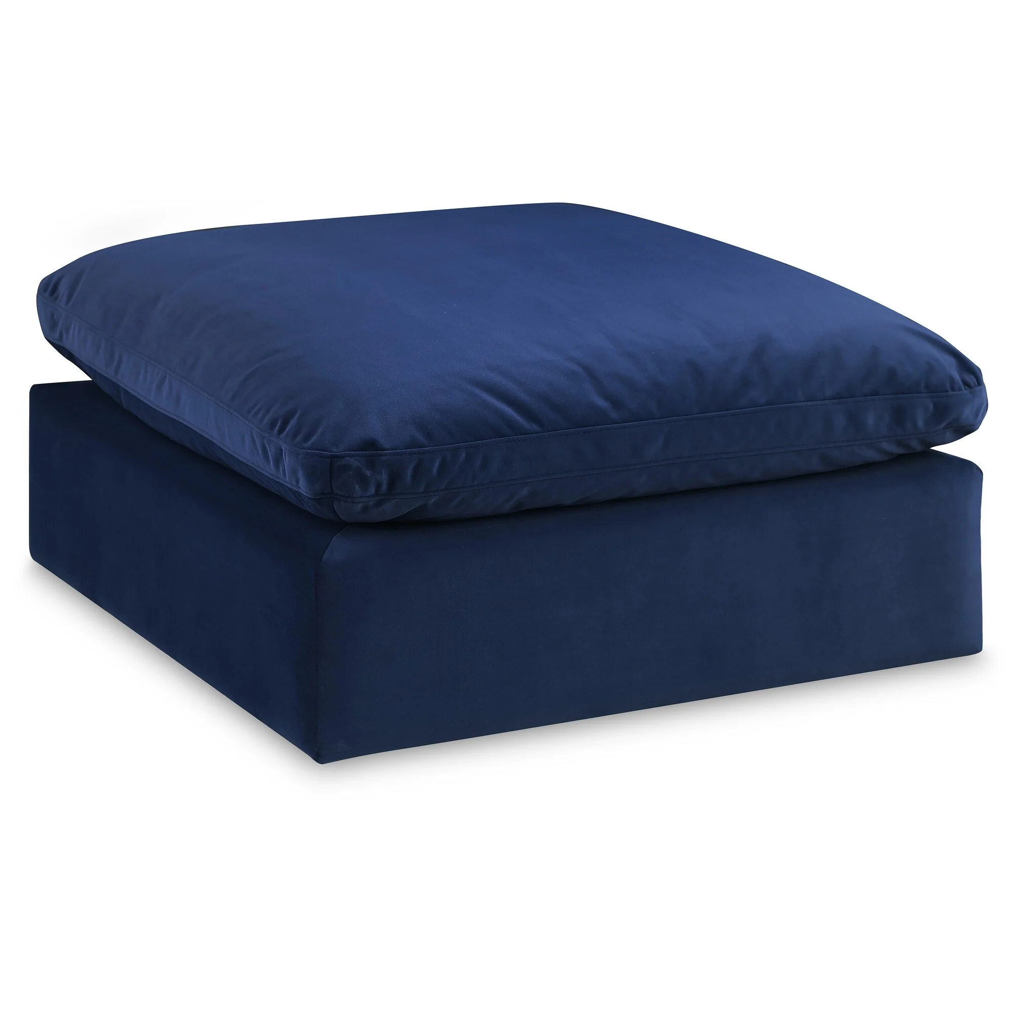Comfy Velvet Modular Ottoman