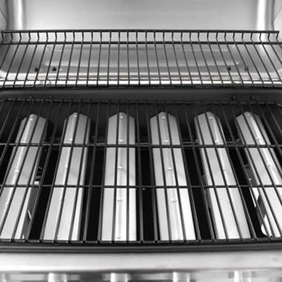 vidaXL - Gasbarbecue-grill - Zilver - Staal