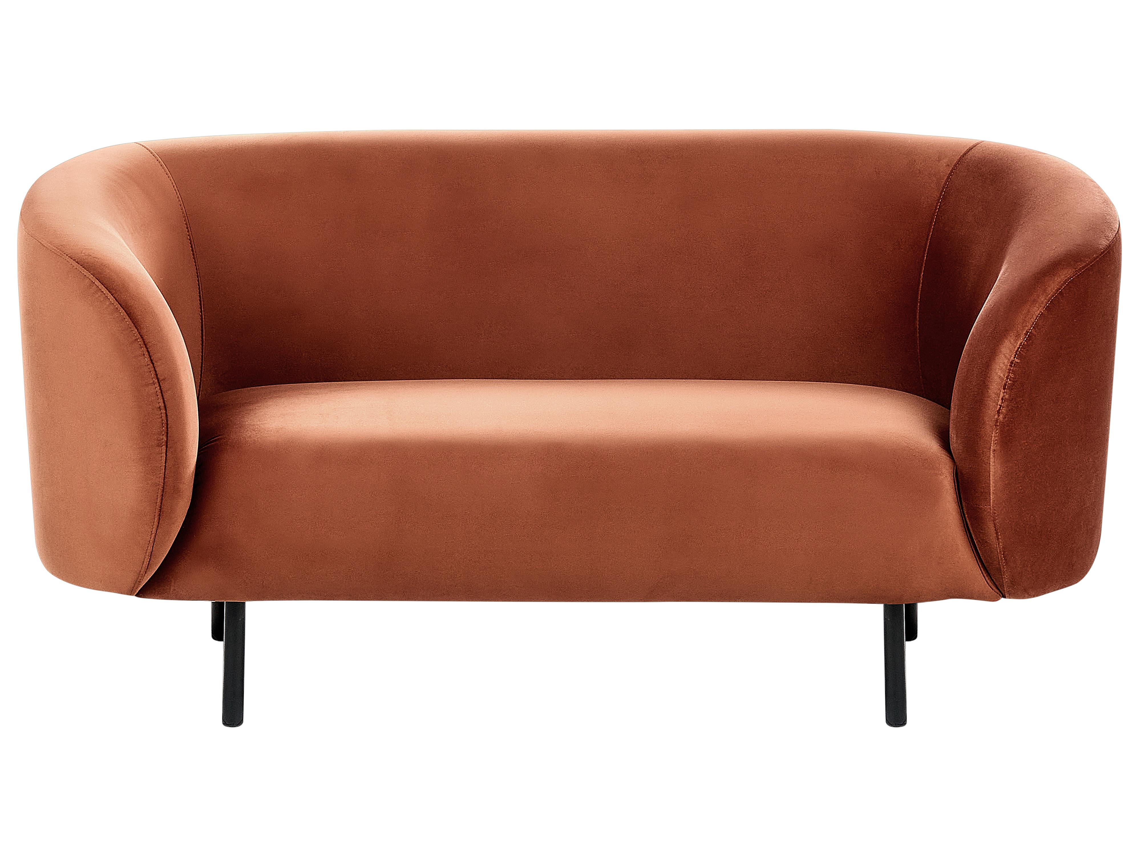 Armchair LOEN Velvet Orange