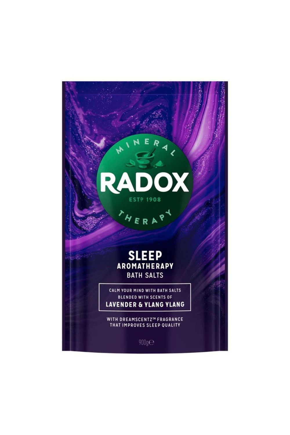 Radox Mineral Therapy 'Bath Salts' Aromatherapy with Lavender&Ylang, 3x900g