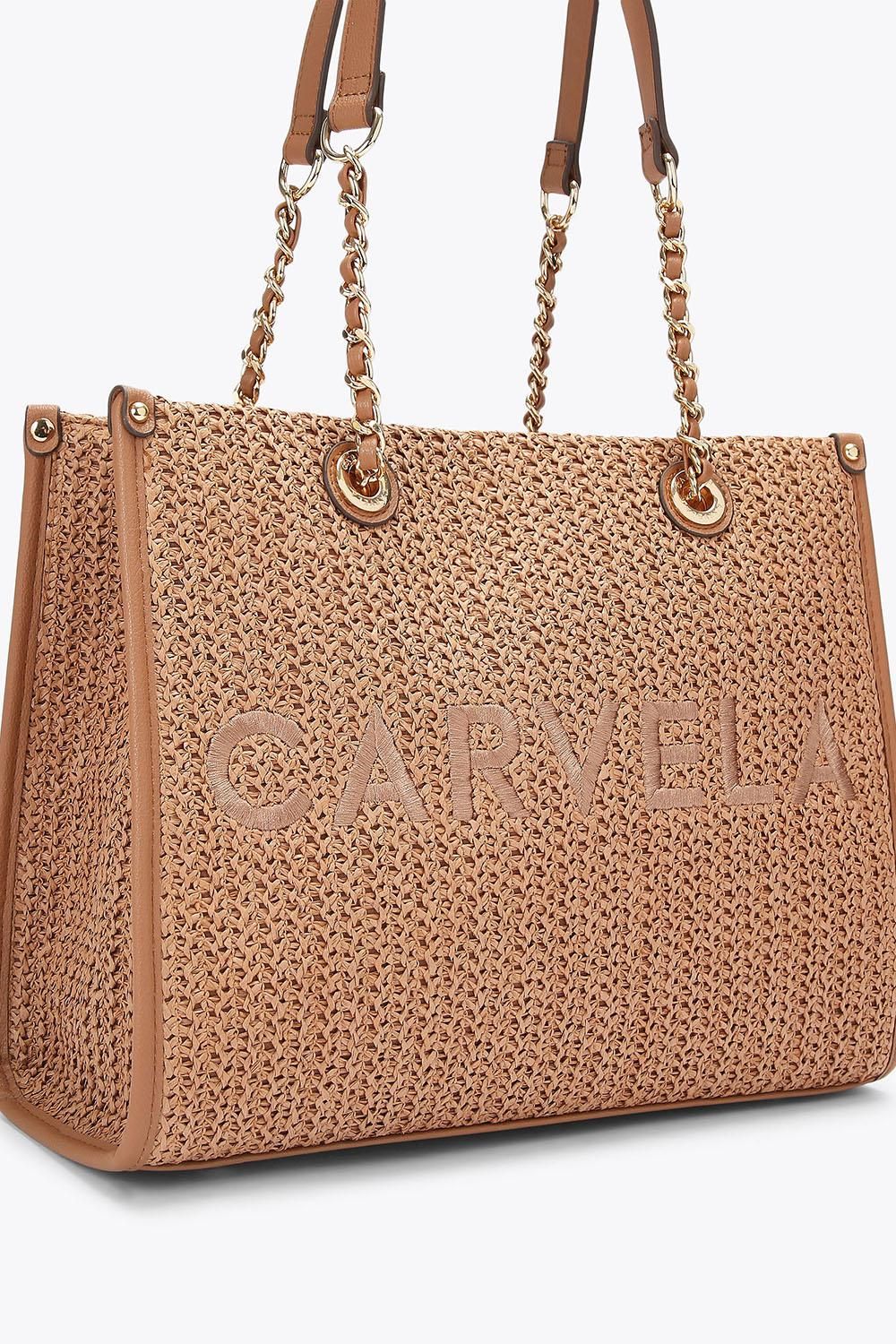 Carvela Sorrento Midi Raffia' Bag