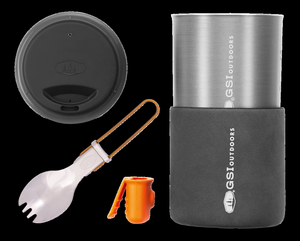 GSI Outdoors Halulite Minimalist, Aluminum Non-Stick, Dark Grey