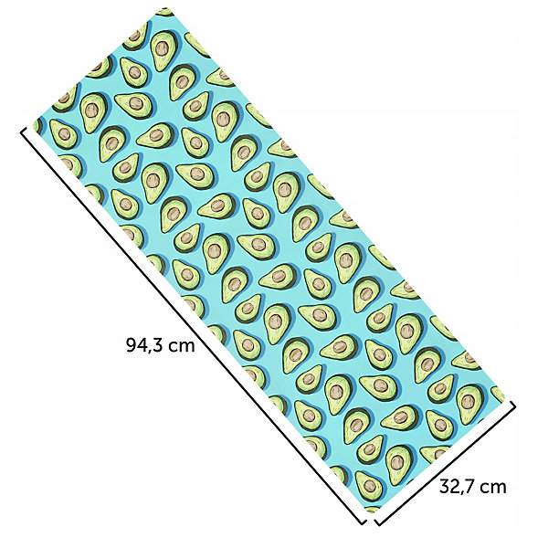 KADAX Chemin de Table Nappe Antitache Mat 95x33 cm