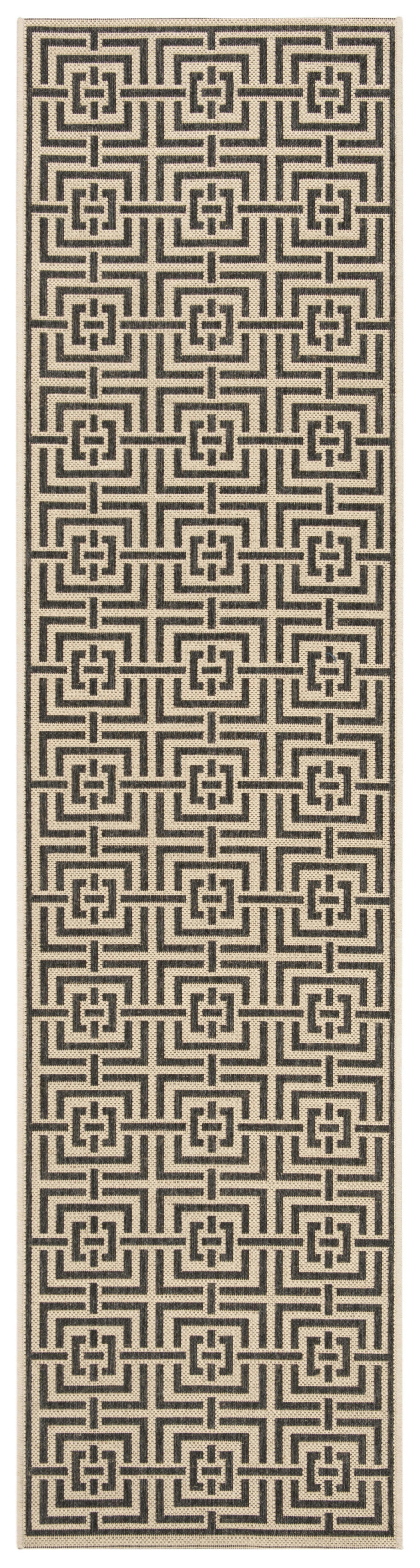 BEACHHOUSE - Tapis d'intérieur en Gris & Naturel, 61 X 244 cm