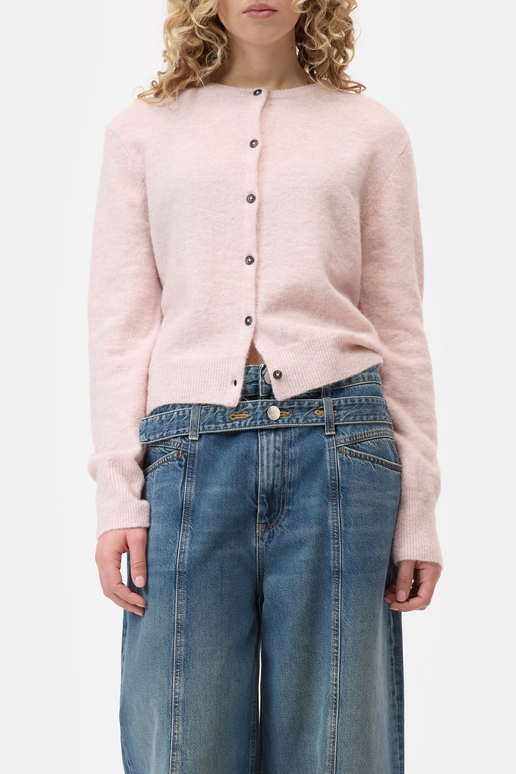 Cardigan aus Alpaka-Woll-Mix-Garn