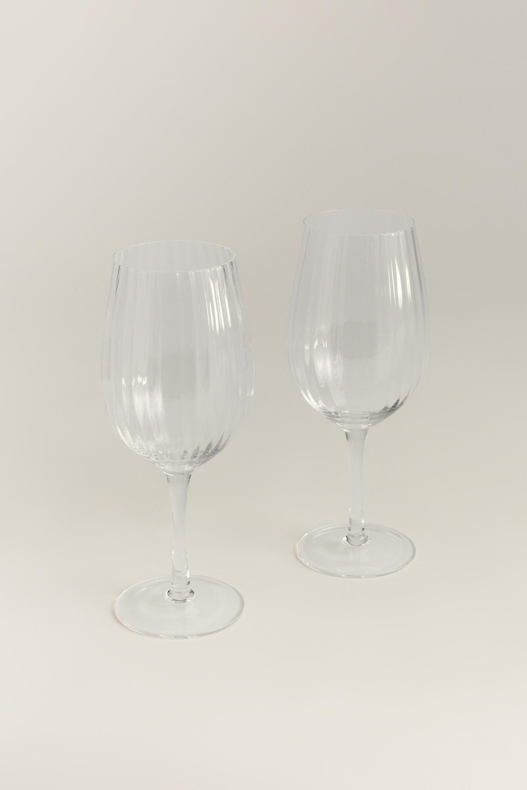 Pack 2 copas relieve borosilicato 600 ml