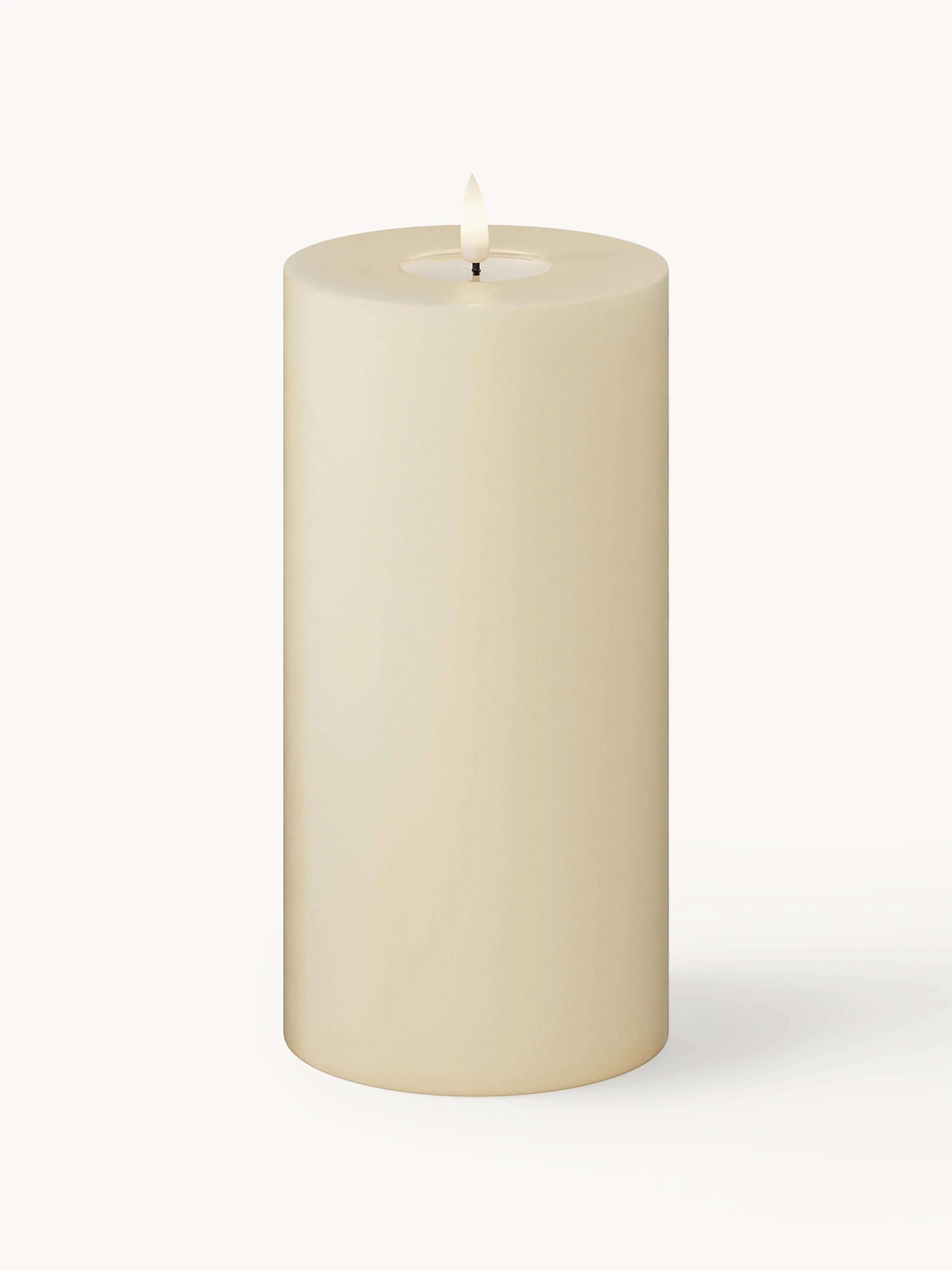 Handgefertigte LED-Kerze Real Flame, H 20 cm
