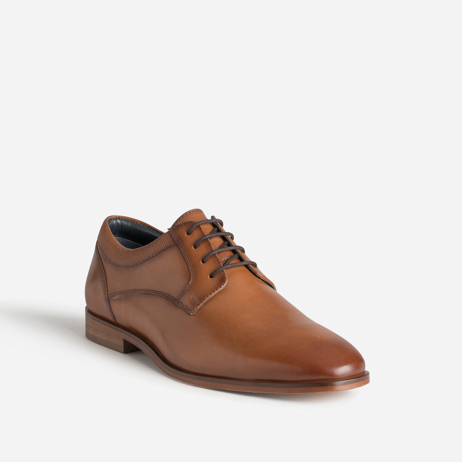 Derby cognac cuir