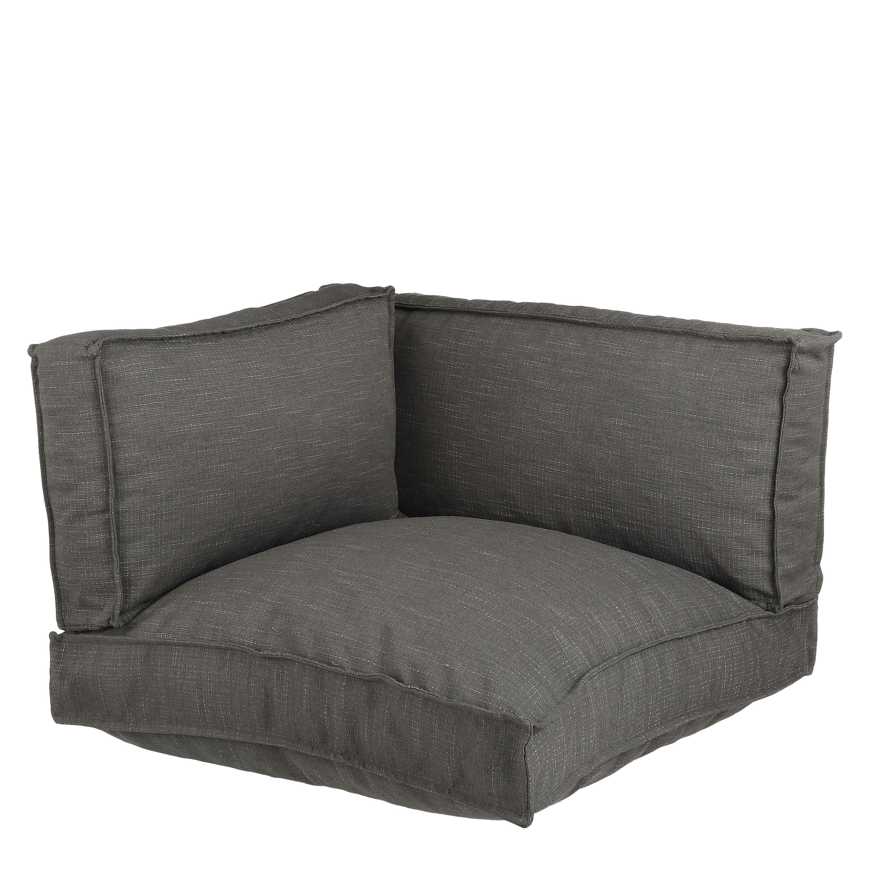 SALVADOR - Coussins pour palette en couleur d'angle anthracite L80