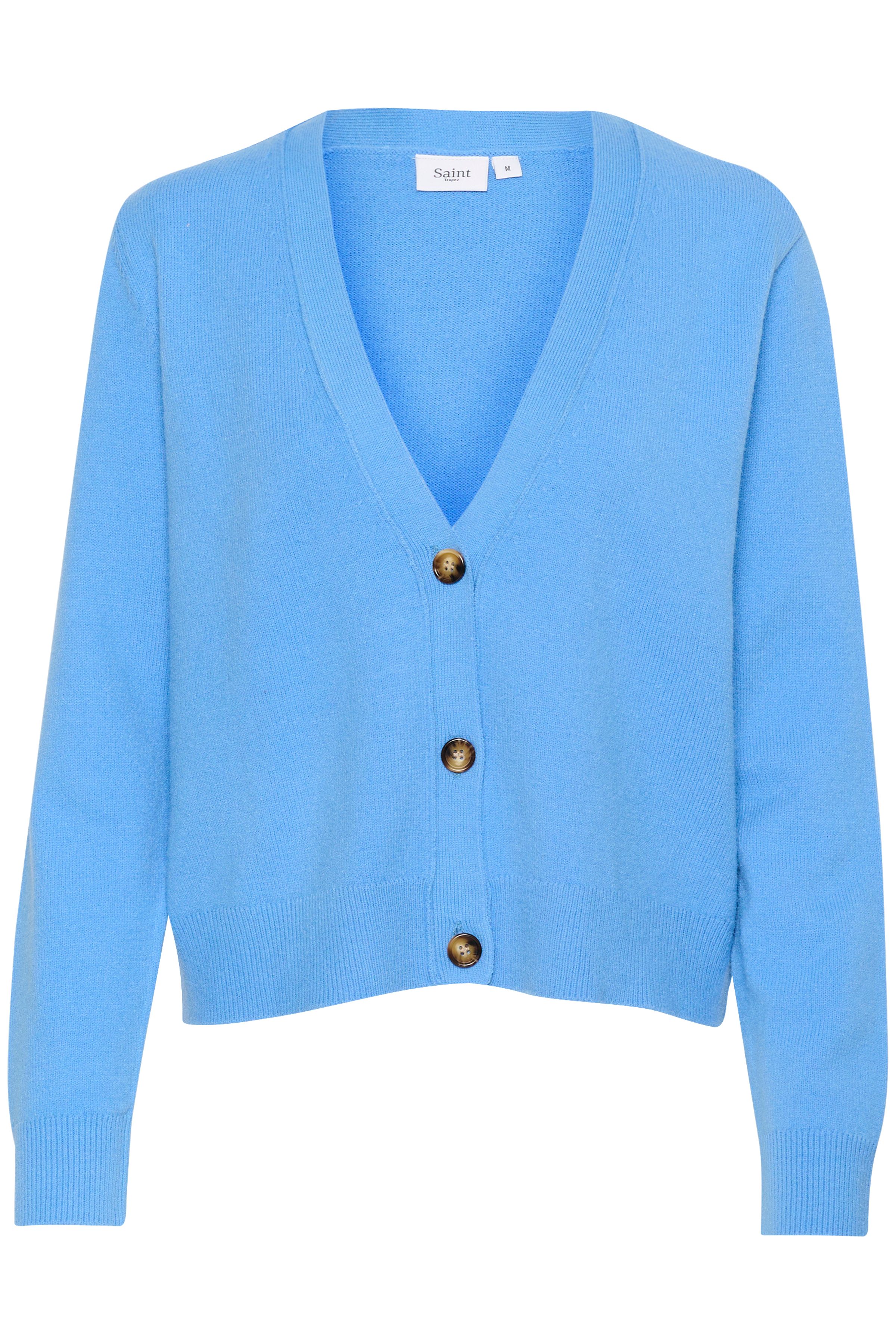Saint Tropez InvaSZ Buttons V-neck Loose Fit Cardigan