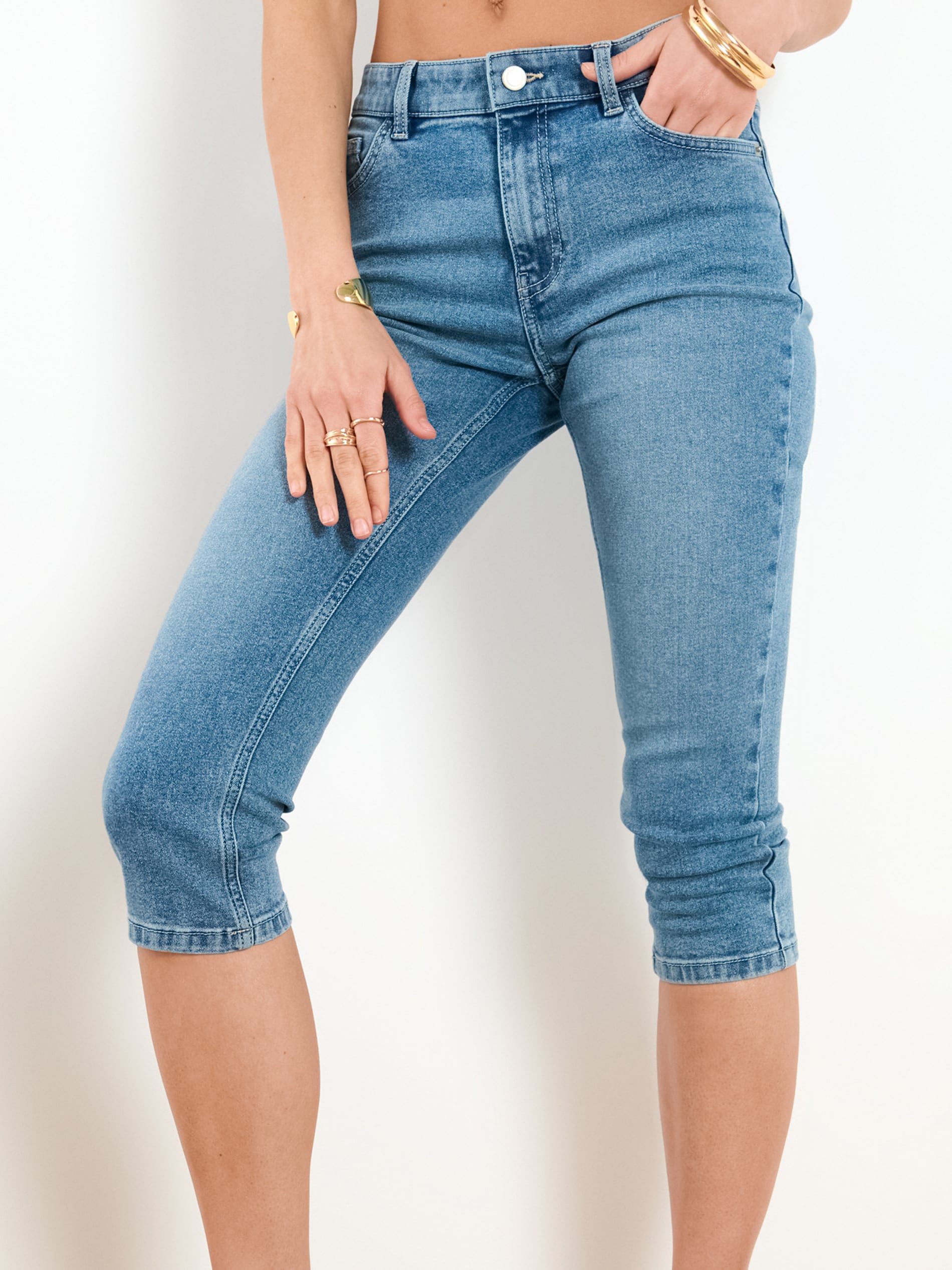 Jeansy capri