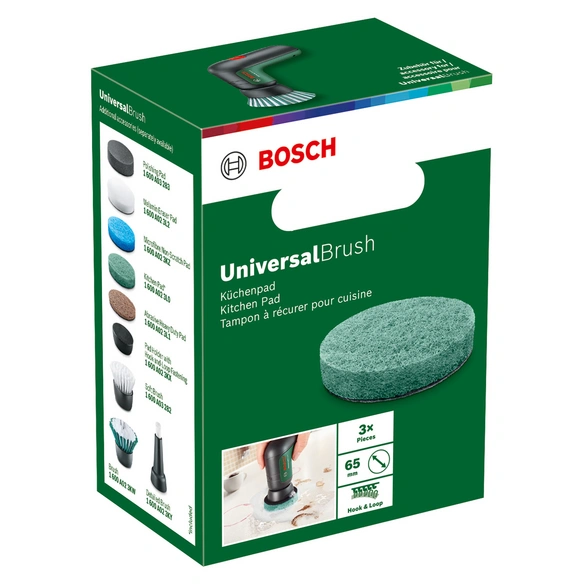 Reinigungspad, Küchen-Scheuerpad, für Universal Brush, 3 Stück