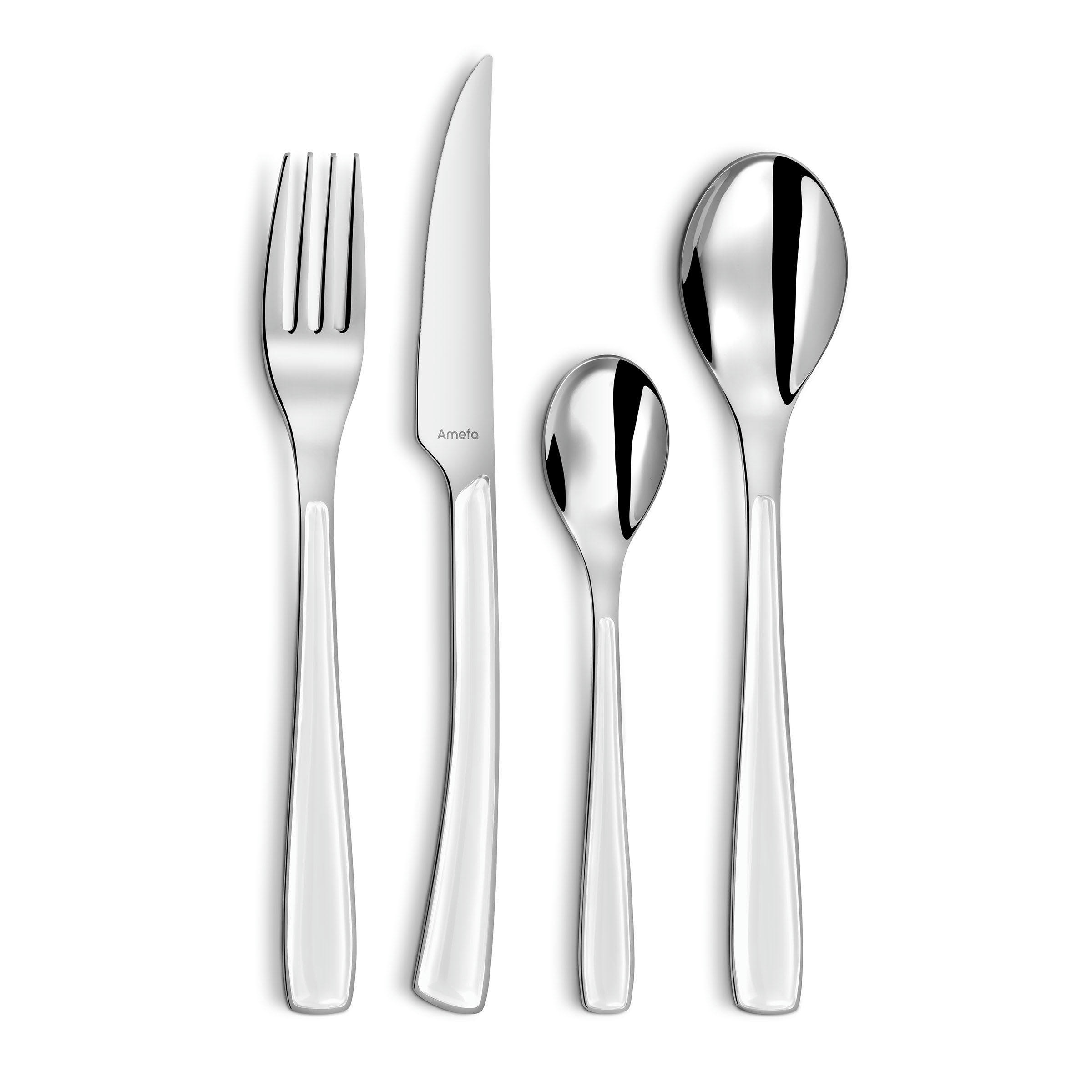 ALIZÉ BLANC - Ménagère 24 couverts en  Blanc