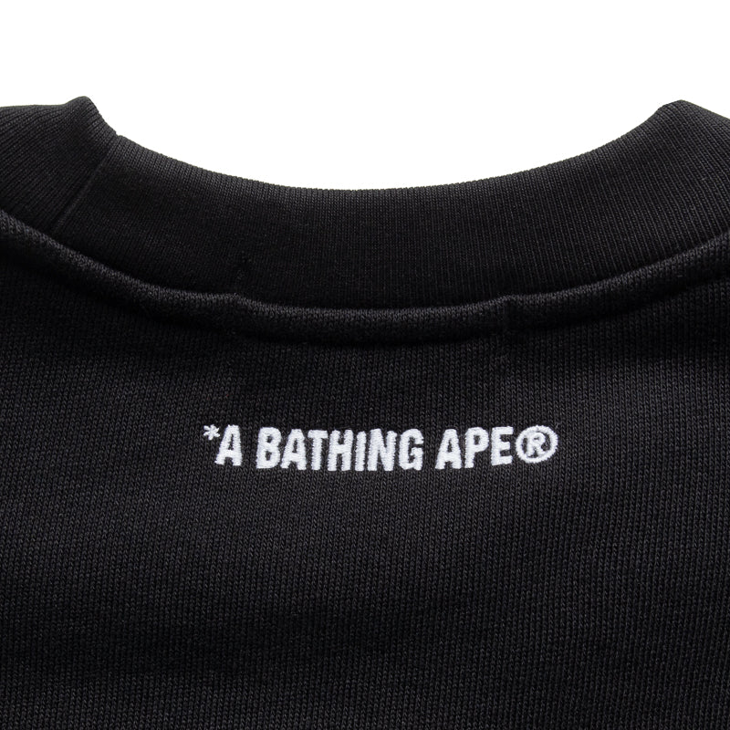 A Bathing Ape Art Camo By Bathing Ape Crewneck - Black