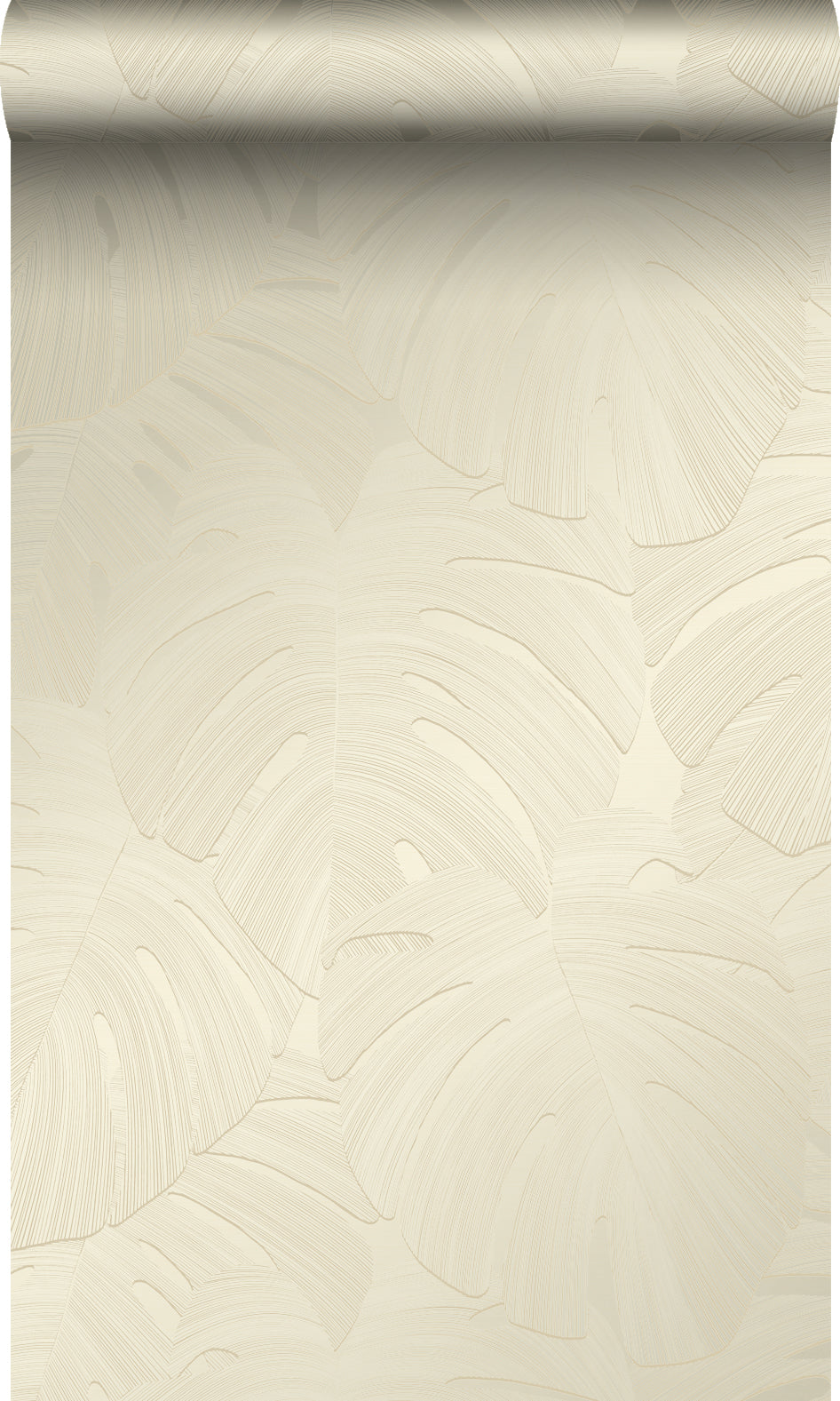 Origin Wallcoverings behang tropische bladeren lichtbeige - 53 cm x 10.05 m - 348023