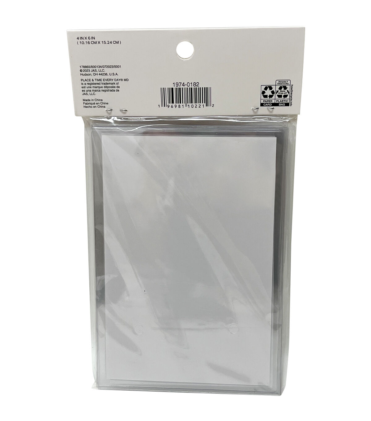 4 x 6 Acrylic Magnet Picture Frames 6pk by Place & Time