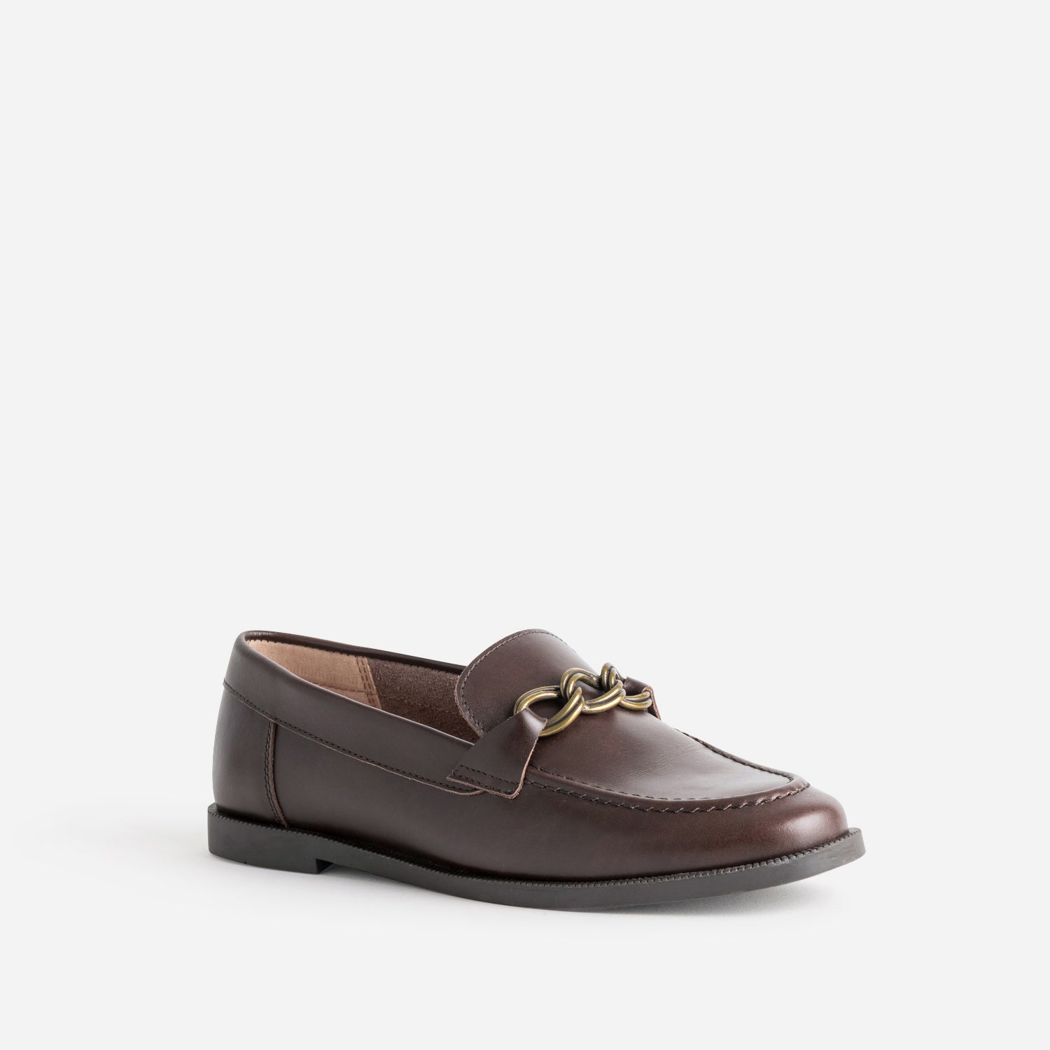 Mocassin marron cuir