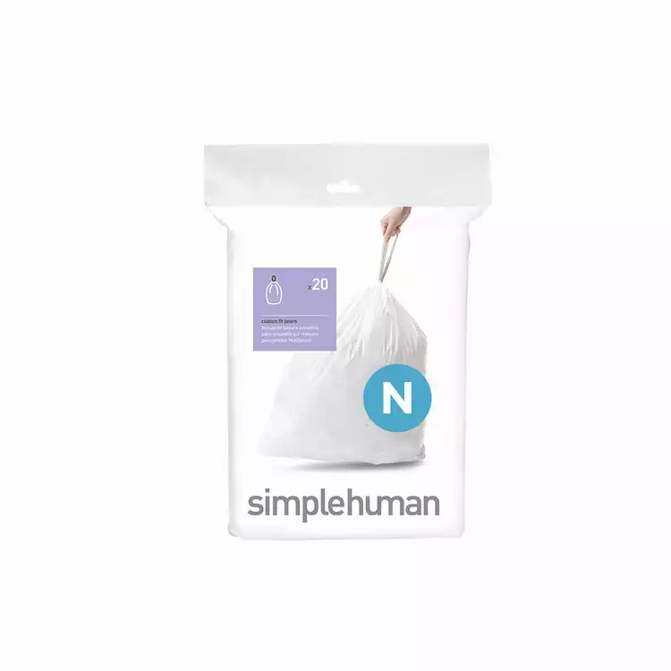 Simplehuman 50L Code N Bin Liners - Pack of 100