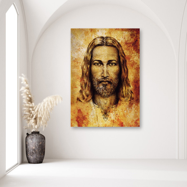 Feeby Obraz na płótnie Całun Turyński Twarz Jezusa 40x60