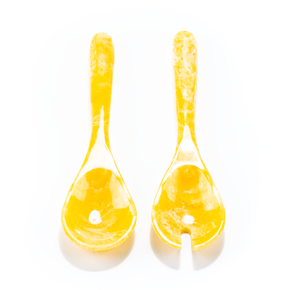 Brût Homeware | Salade bestek | Sla couvert | Pavone | Geel