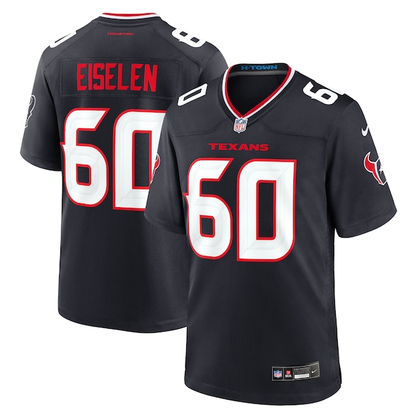 Dieter Eiselen Houston Texans Nike Team Game Jersey -  Navy