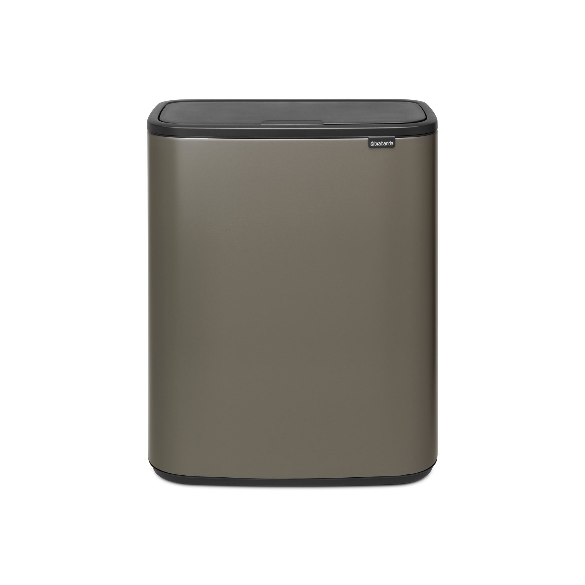 Brabantia Bo Touch Bin, met 1 binnenemmer, 60 liter - Platinum