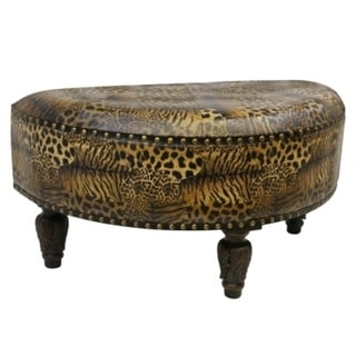 International Caravan Carmel Half-Moon Ottoman
