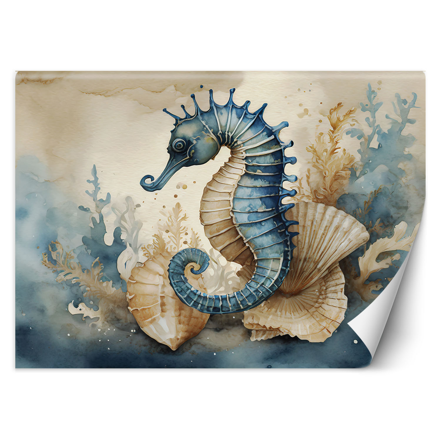 Feeby Fototapeta, Konik morski niebieski 150x105