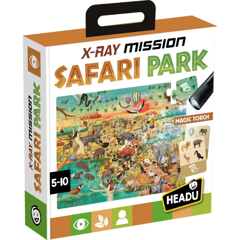 Puzzle 5-teilig X-Ray Mission Safari Park