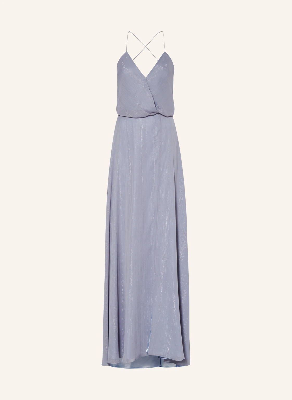 unique Abendkleid mit Glitzergarn